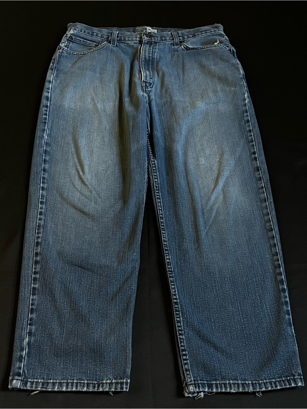 Signature by Levi Strauss Relaxed Fit Blue Denim Jeans